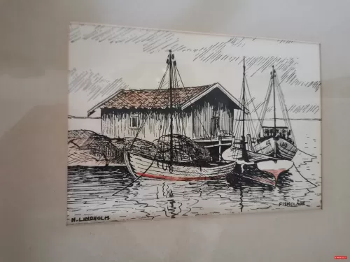 Fiskeläger, H Lindholm